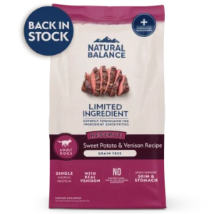 Natural Balance Limited Ingredient Reserve Sweet Potato & Venison Recipe Dry Dog Food