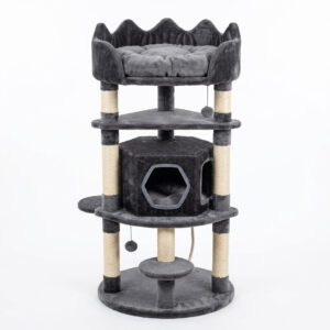 Cozy Cave Lookout Multi-Tier Luxury Cat Tower